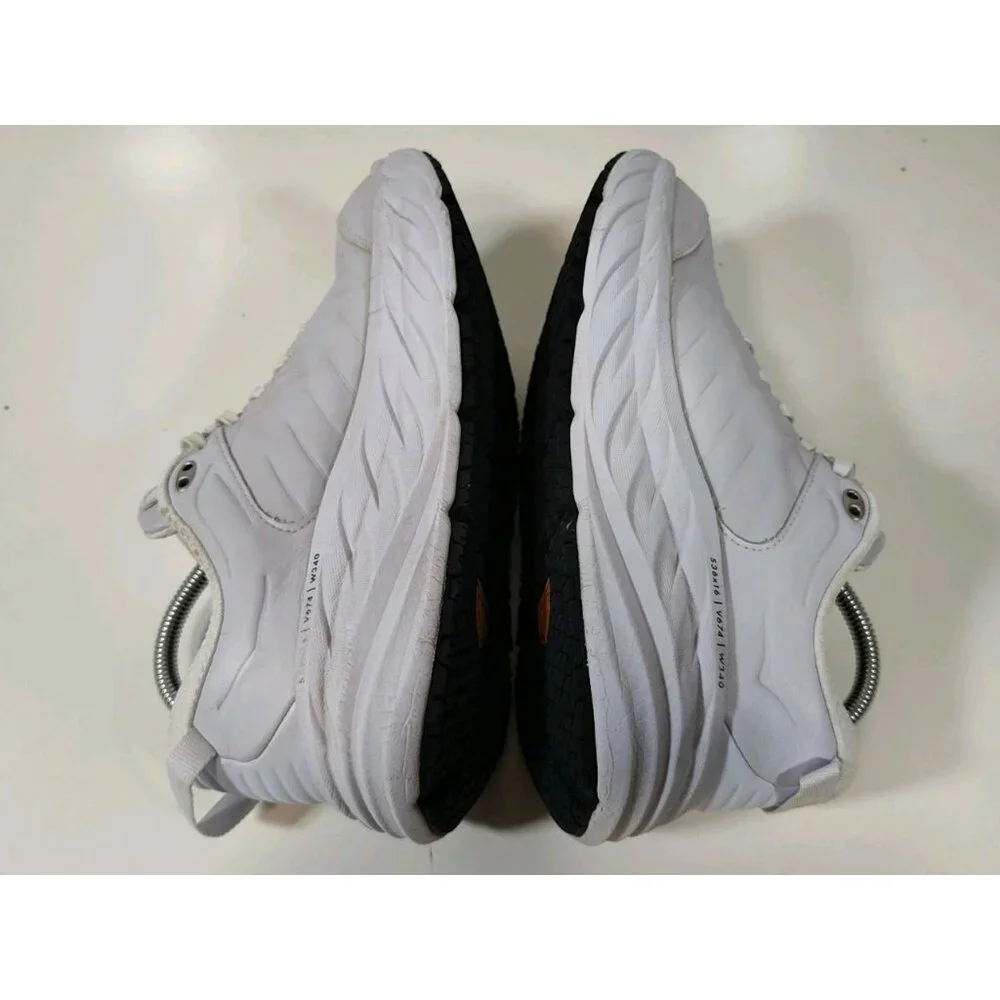 Hoka One One Bondi SR Slip Resistant Shoes Womens 9 White Leather 1110521 Flawed - Picture 6 of 12